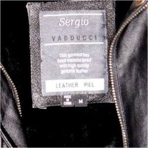 Sergio Vadducci Genuine Leather Jacket 